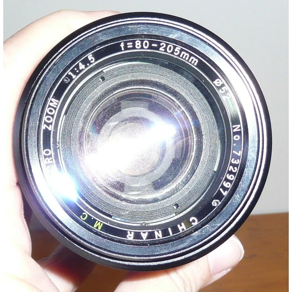 Vintage Chinar for Canon AE-1 ~ 80-205mm f/4.5 Automatic Macro Zoom Lens